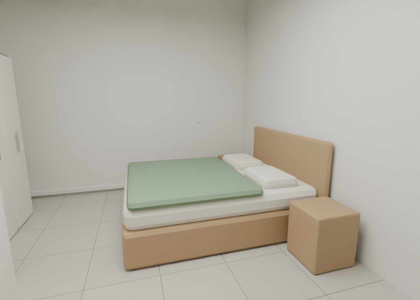 Interior of the standard room in the Thornville Blender model